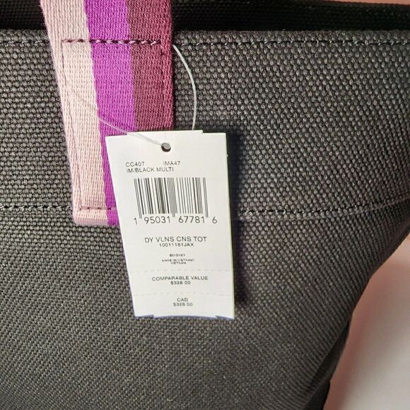 NWT Coach CC407 Disney X Coach Tote With Villains Motif Black Multi - Picture 7 of 9